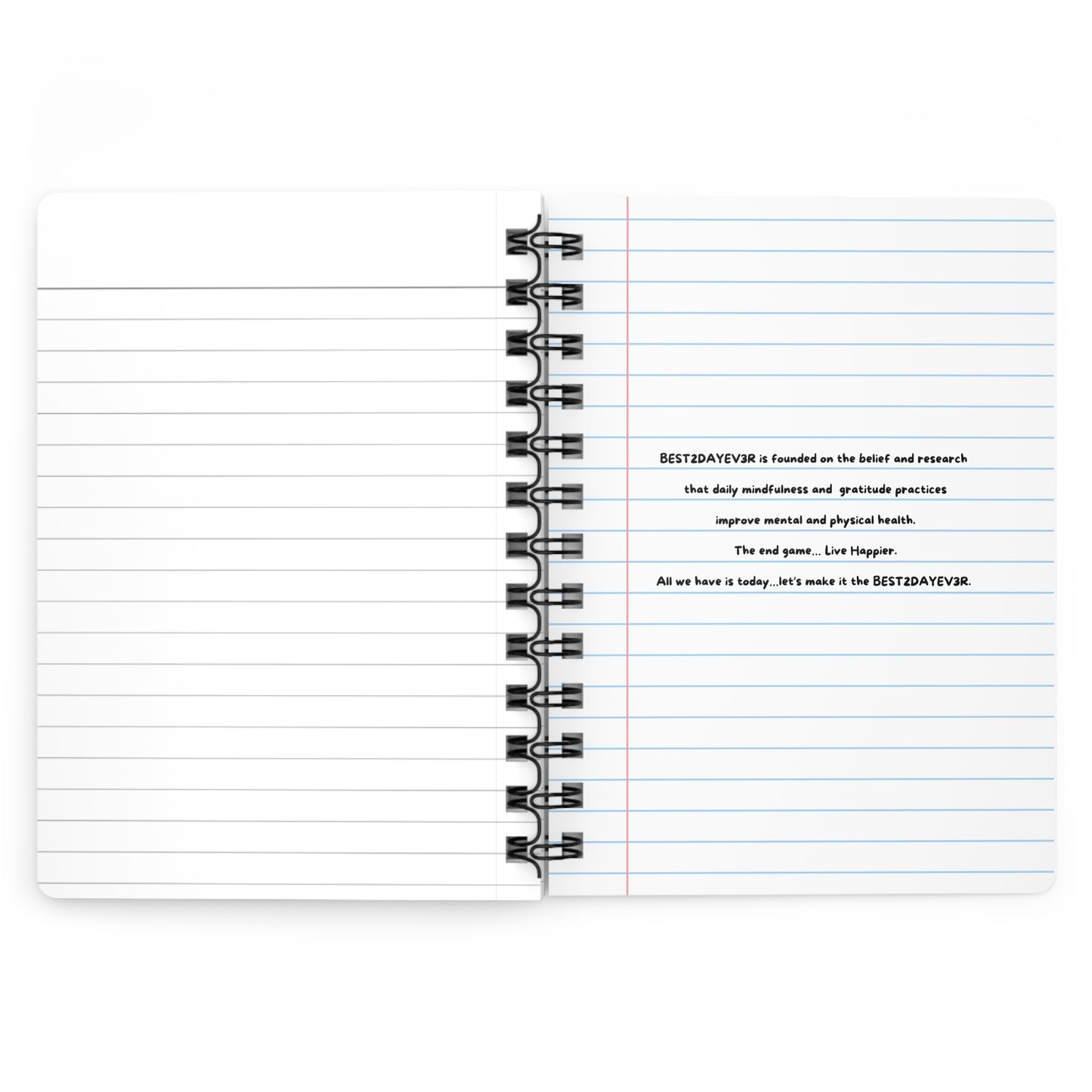 Best 2 Day EV3R 2026 Spiral Notebook — Fun Doodle Journal for Students & Planners