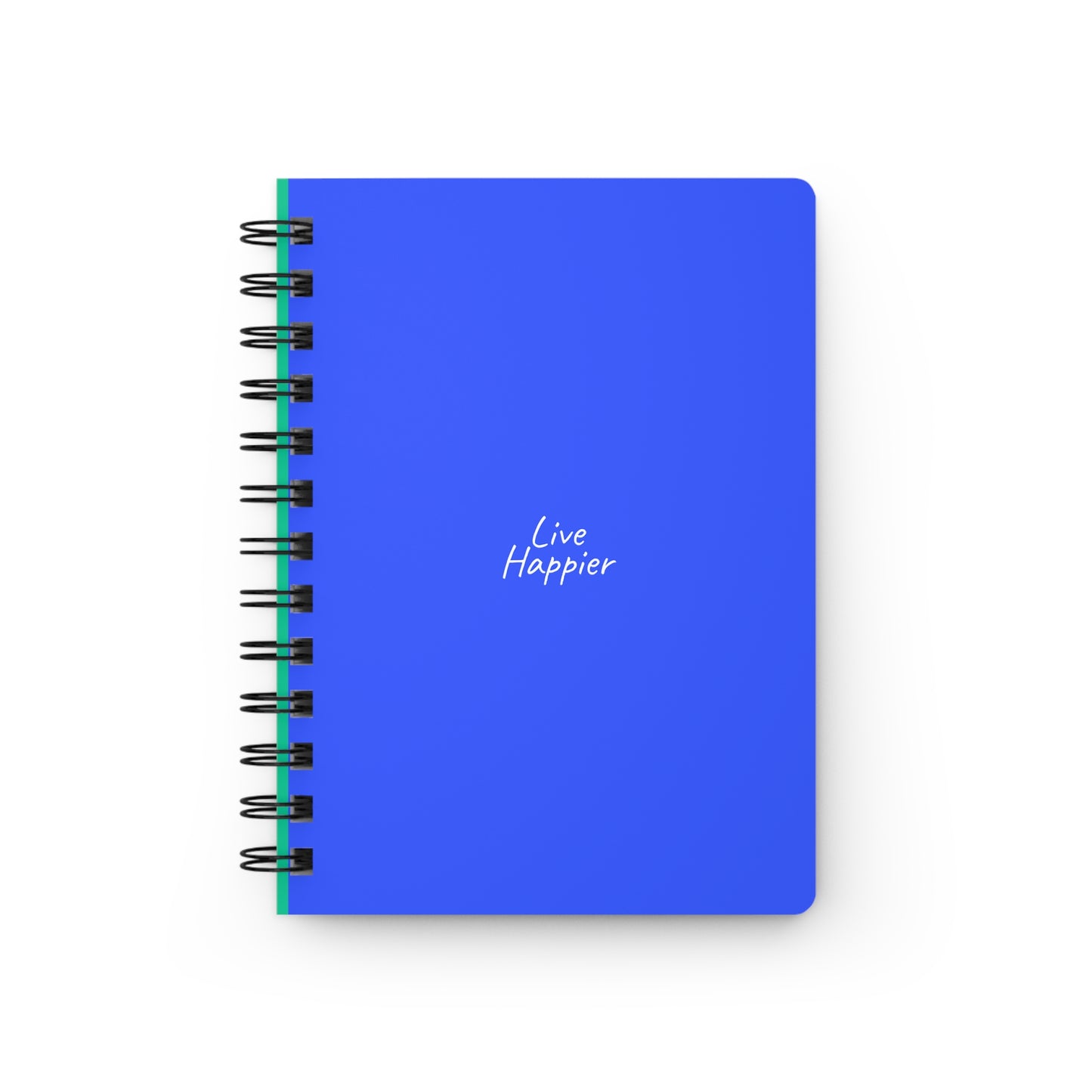 Live Happier Spiral Journal — Motivational Pocket Notebook