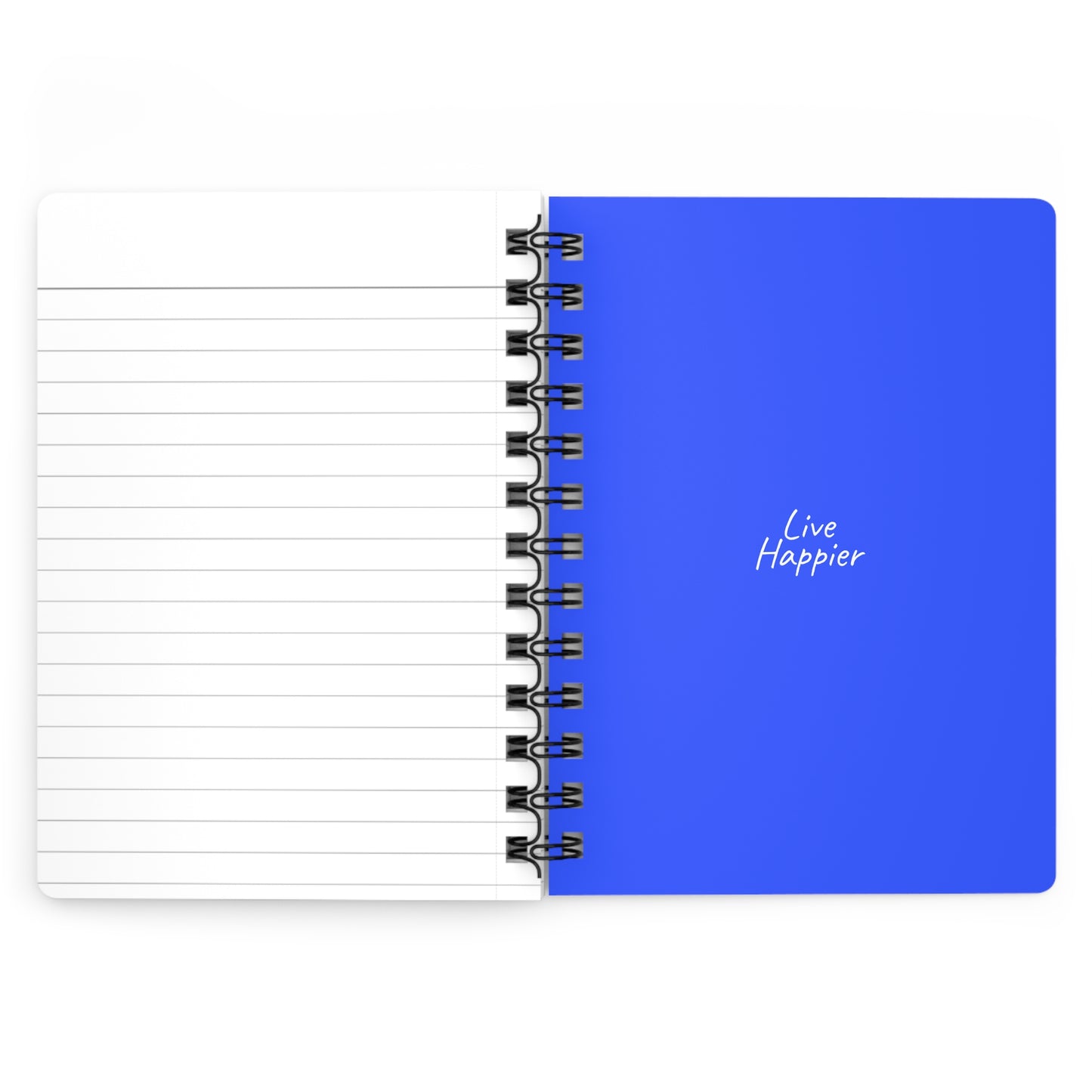 Live Happier Spiral Journal — Motivational Pocket Notebook
